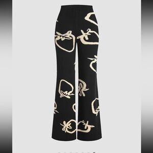 NWT Cider Black and White Knit Pants